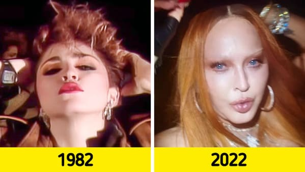 first music video vs latest - Madonna