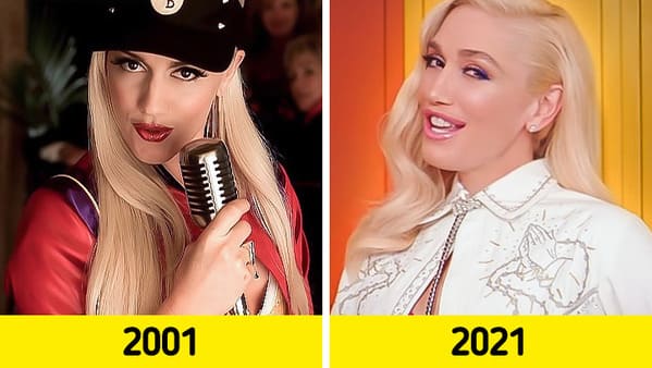 first music video vs latest - Gwen Stefani