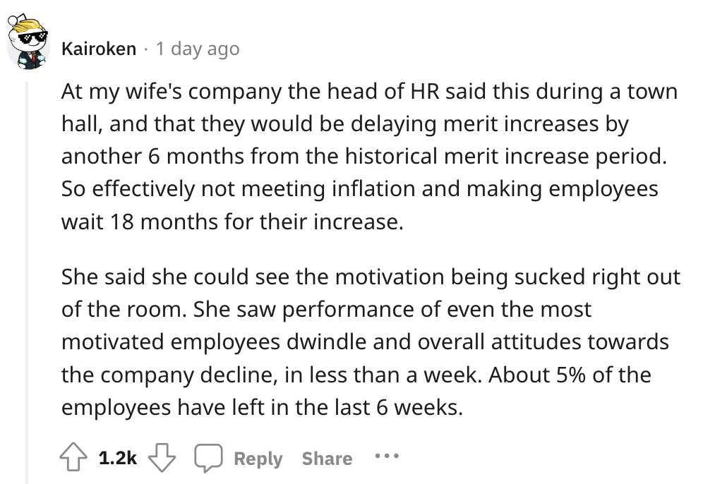 fair pay conversation - at my wife's company 