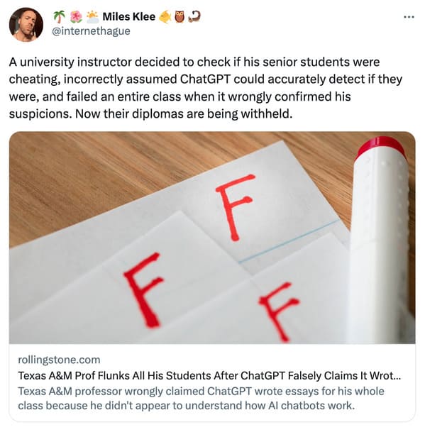 Professor Fails Entire Class As ChatGPT Falsely Takes Credit For Students' Papers - Jarastyle