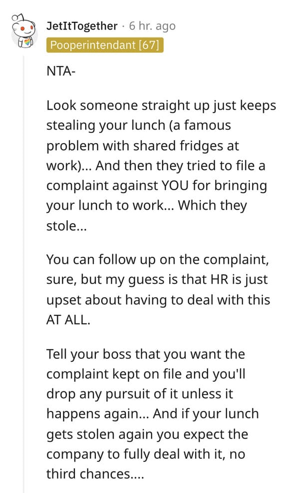 Coworker's Spicy Food Theft Revenge Plan Takes Unexpected Turn As They Accidentally Self-Report - Jarastyle