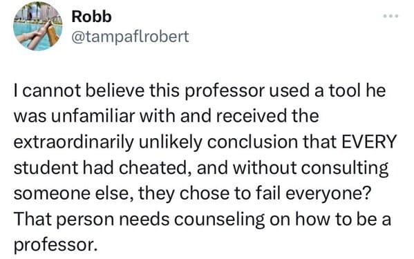 Professor Fails Entire Class As ChatGPT Falsely Takes Credit For Students' Papers - Jarastyle