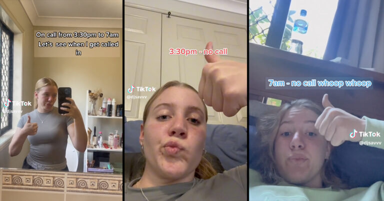 Nurse On Tiktok Documents What It’s Like To Be On-Call For More Than 15 Hours In A Day