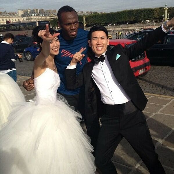 celebrity wedding crashers - usain bolt