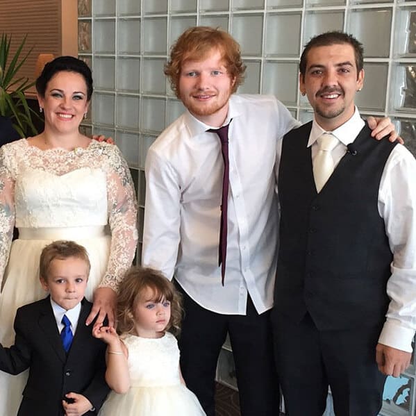 celebrity wedding crashers - ed sheeran