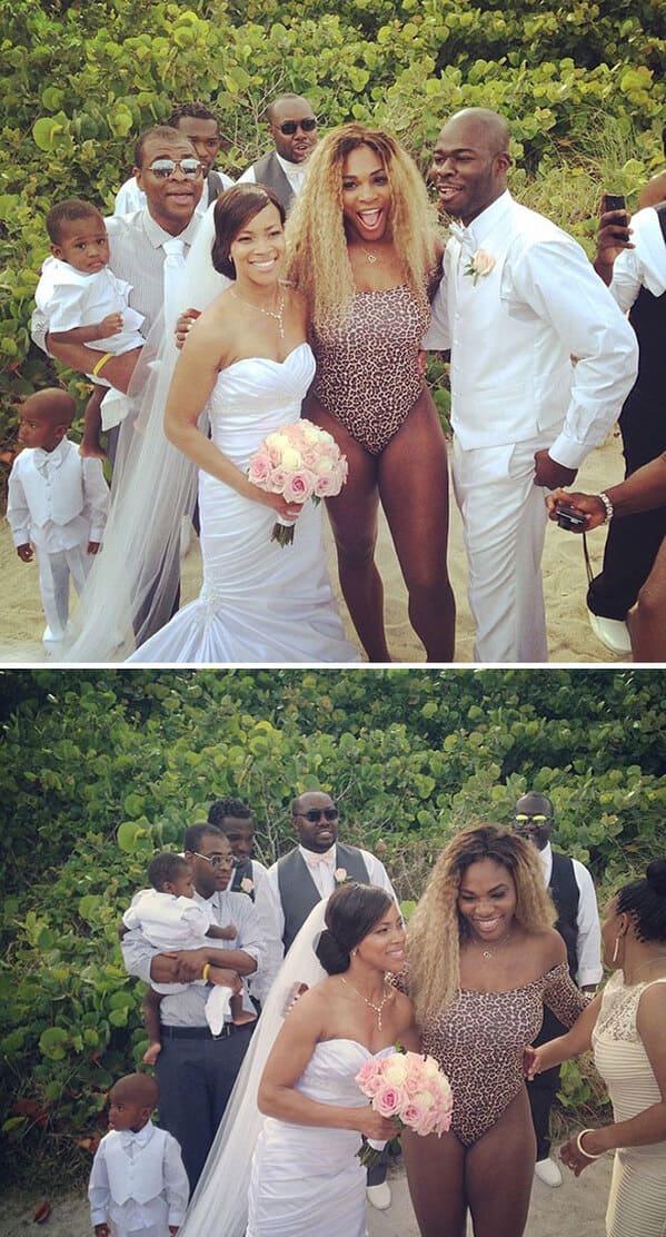 celebrity wedding crashers - serena williams