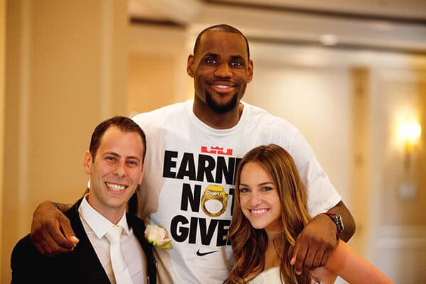 celebrity wedding crashers - lebron james