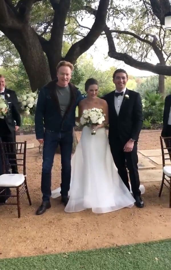 celebrity wedding crashers - conan o'brien