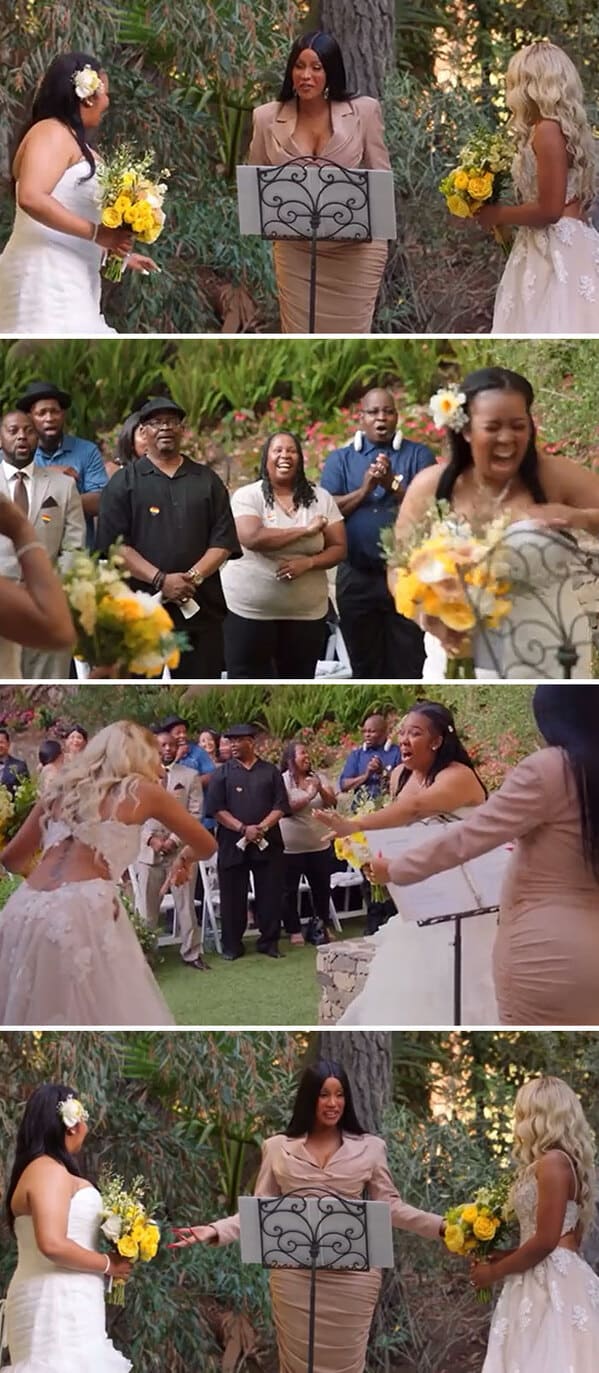 celebrity wedding crashers - cardi b