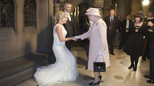 celebrity wedding crashers - queen elizabeth