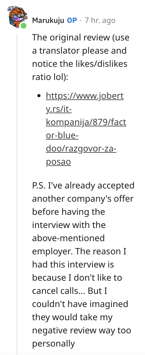 ‘We Want To Ask You To Delete This Comment’ — Job Candidate Leaves Honest Review About Their Interview, So The CEO Says They’ll Get A Lawyer Involved - Jarastyle