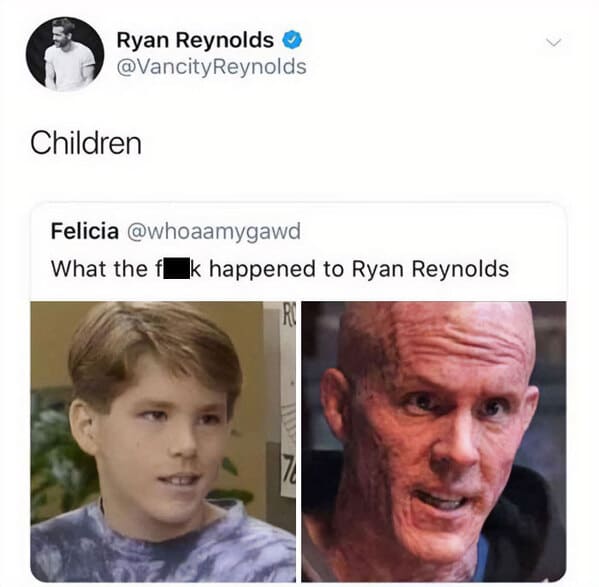 childfree memes - ryan reynols children