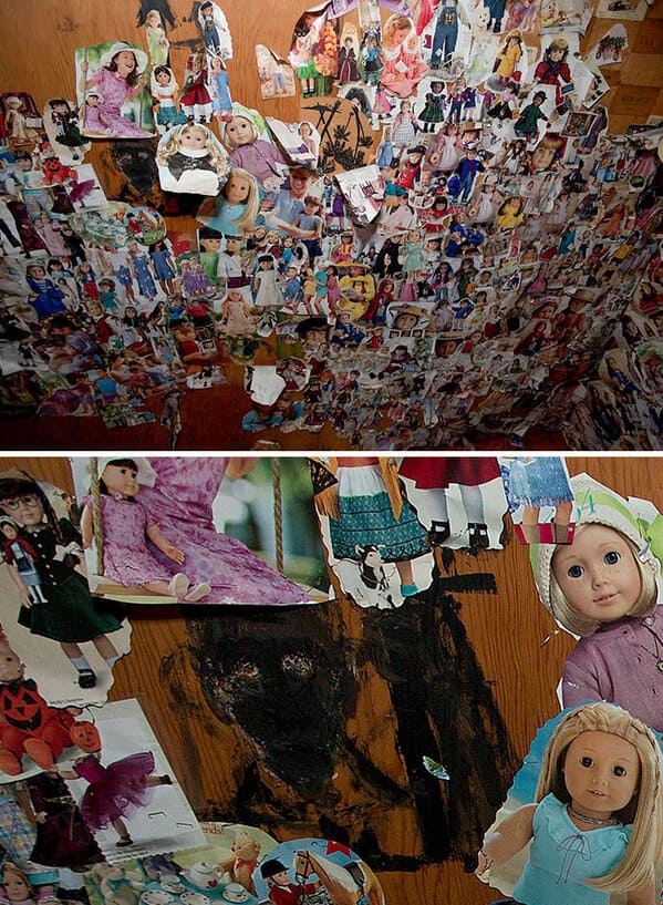 creepy discoveries new home - doll cutouts