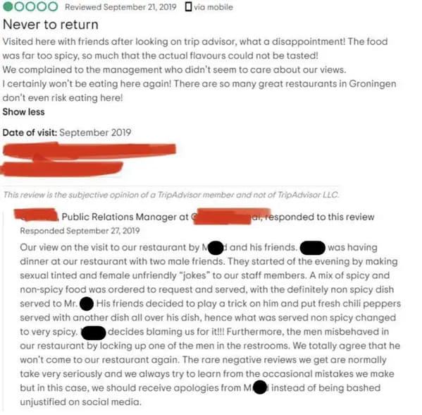 14 Screenshots Of Rude Customers Leaving Fake Online Reviews - Jarastyle