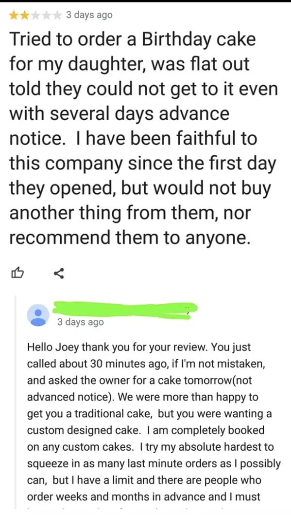 14 Screenshots Of Rude Customers Leaving Fake Online Reviews - Jarastyle