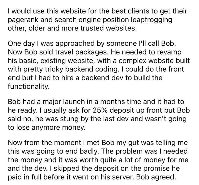 "Say Goodbye To Your Business" — Client Doesn't Want To Pay Developer For The Website They Built So They Completely Dismantle The Client's Life - Jarastyle