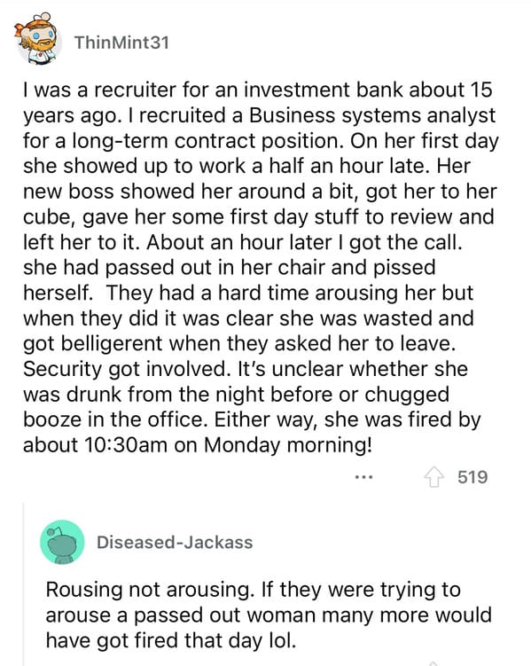 25 People Share Jaw-Dropping Stories Of The Fastest A New Coworker Was Fired - Jarastyle