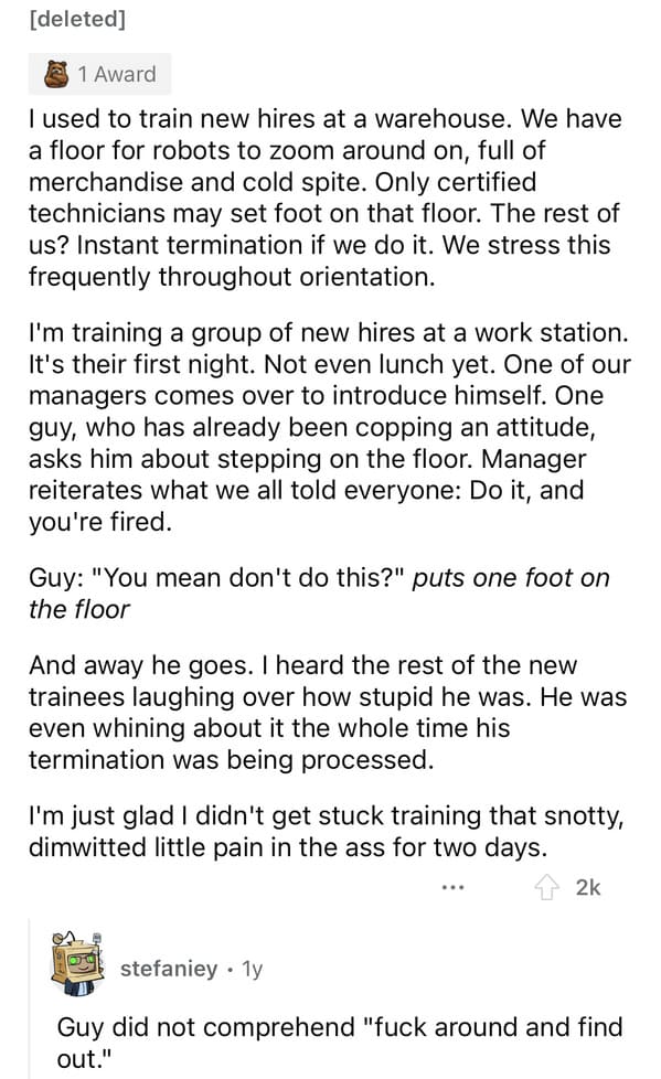 25 People Share Jaw-Dropping Stories Of The Fastest A New Coworker Was Fired - Jarastyle