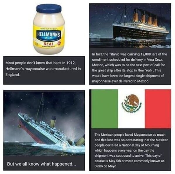 cinco de mayo memes - titanic