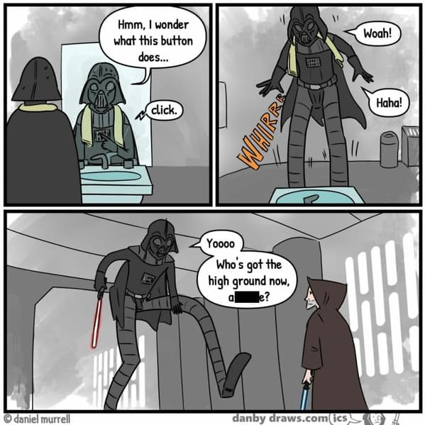 danby draws comics - Darth Vader