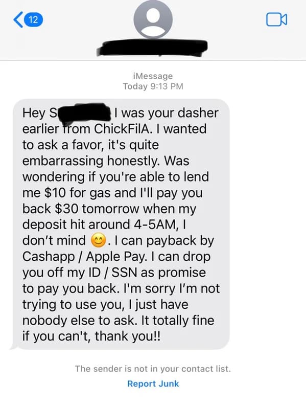 28 Funny DoorDash Texts Between Customers And Drivers