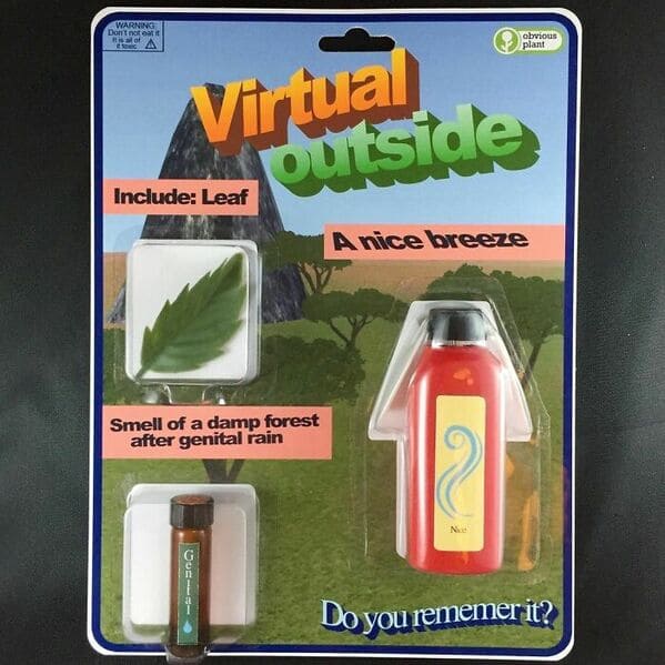 obvious plant - fake product virtual outside toy leaf