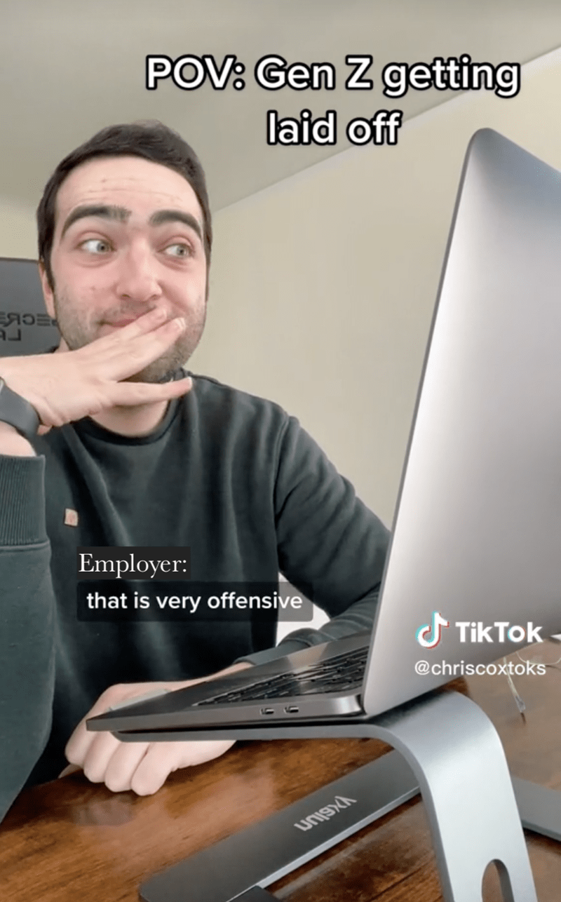 'You're Laying ME Off? That's Embarrassing For You...' — Funny Tiktok Sketch Has Gen Z Worker Shaming The Company For Being Broke AF - Jarastyle