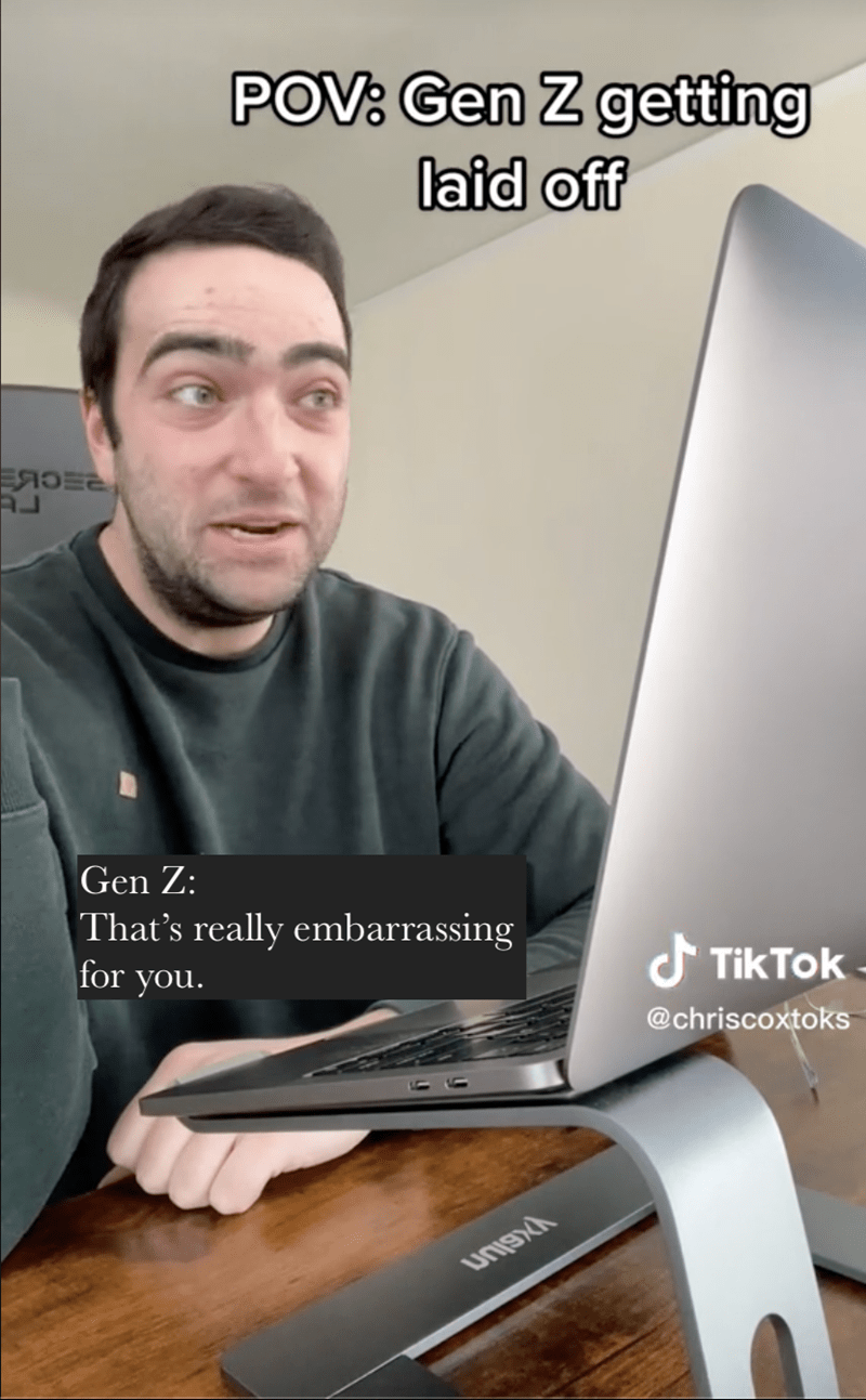 'You're Laying ME Off? That's Embarrassing For You...' — Funny Tiktok Sketch Has Gen Z Worker Shaming The Company For Being Broke AF - Jarastyle