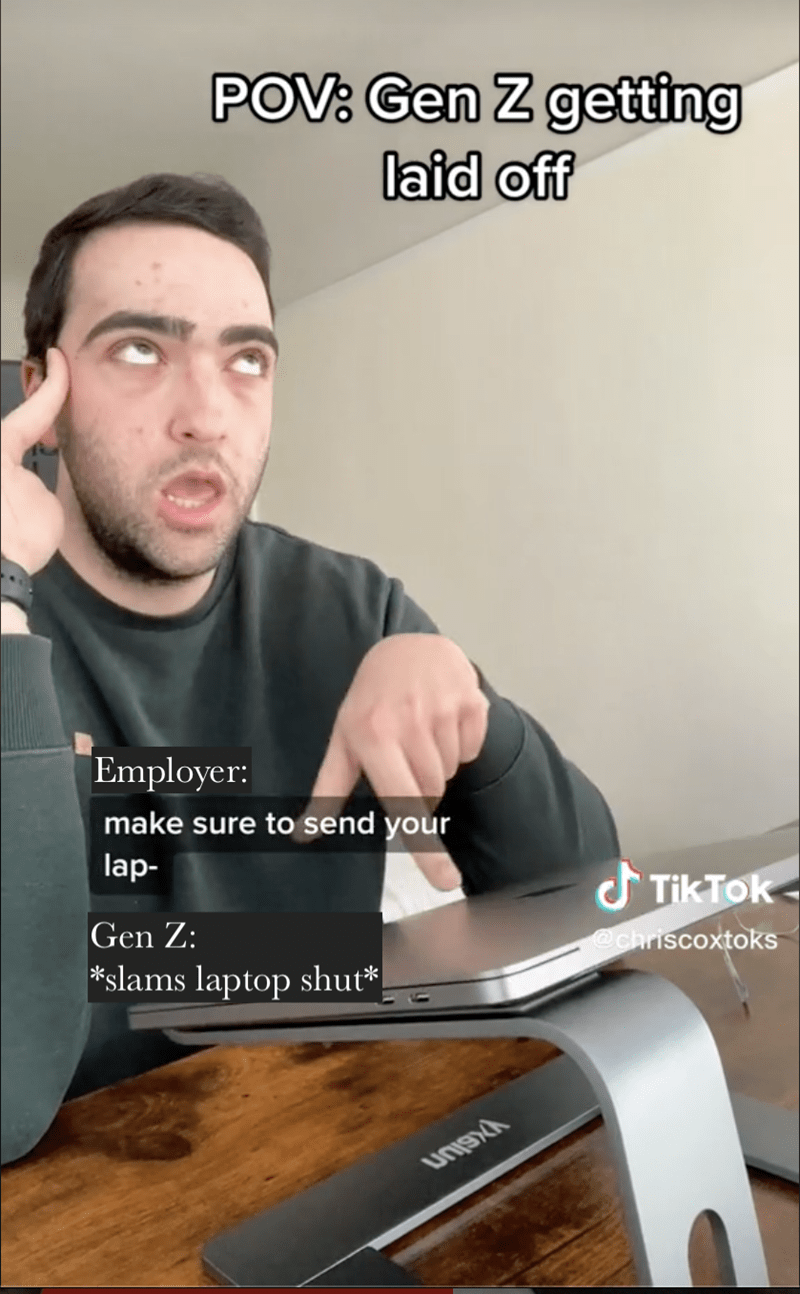 'You're Laying ME Off? That's Embarrassing For You...' — Funny Tiktok Sketch Has Gen Z Worker Shaming The Company For Being Broke AF - Jarastyle