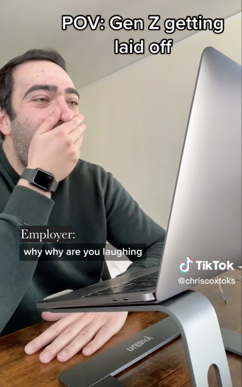 'You're Laying ME Off? That's Embarrassing For You...' — Funny Tiktok Sketch Has Gen Z Worker Shaming The Company For Being Broke AF - Jarastyle