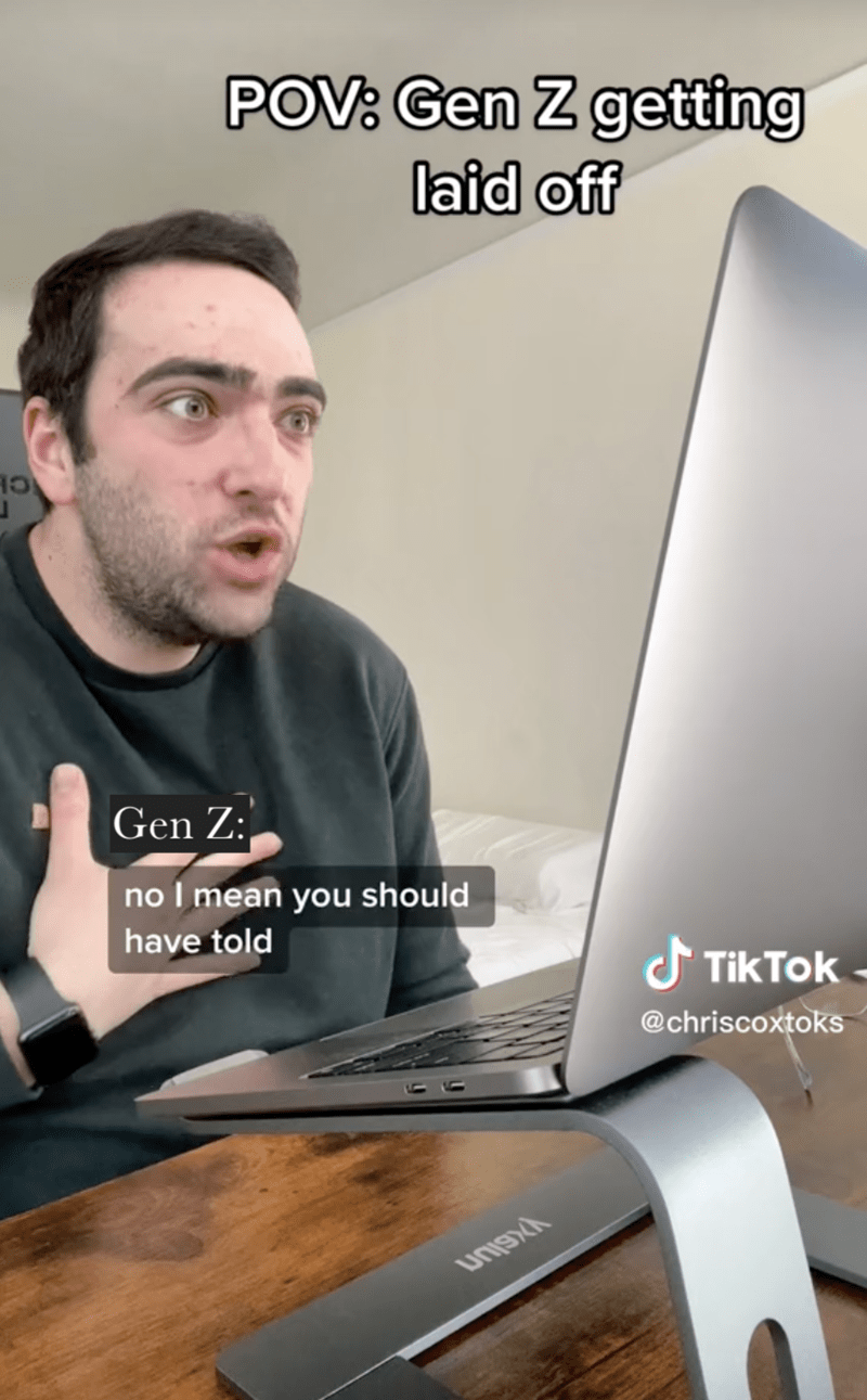 'You're Laying ME Off? That's Embarrassing For You...' — Funny Tiktok Sketch Has Gen Z Worker Shaming The Company For Being Broke AF - Jarastyle