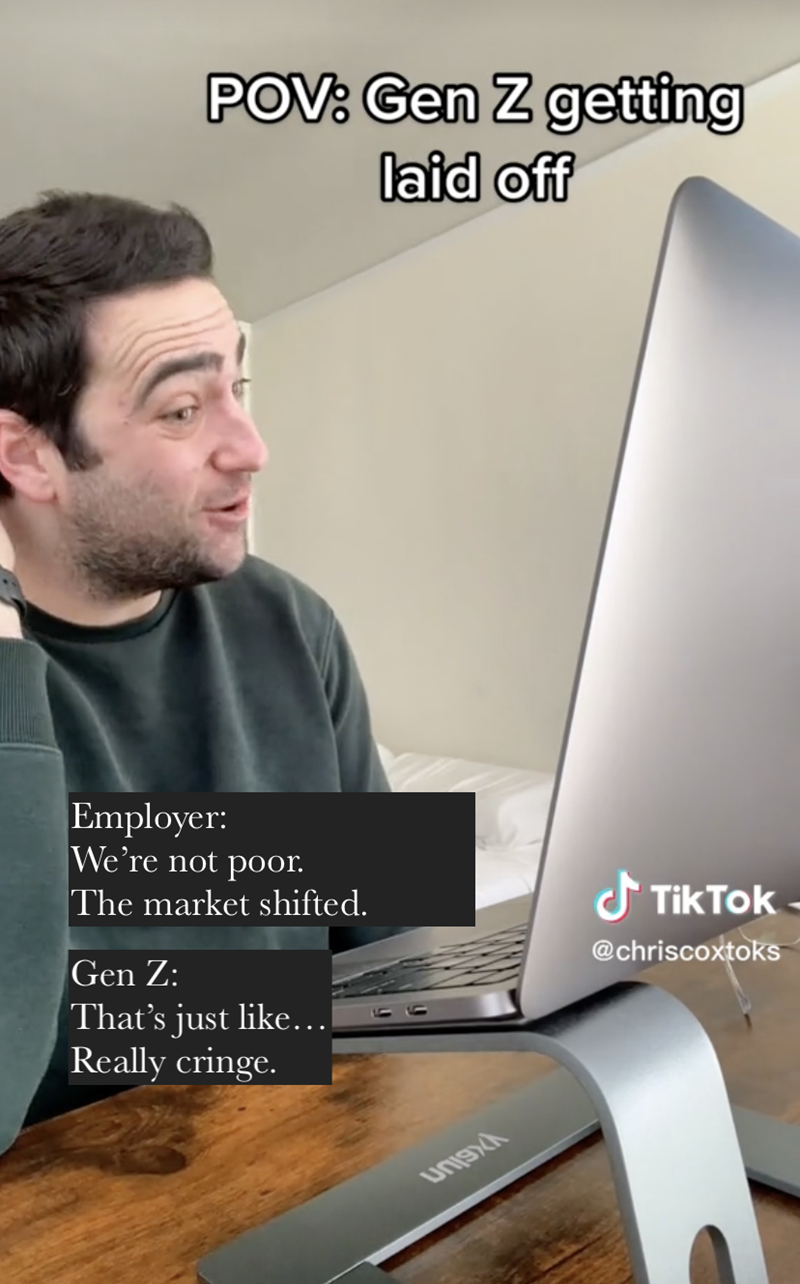 'You're Laying ME Off? That's Embarrassing For You...' — Funny Tiktok Sketch Has Gen Z Worker Shaming The Company For Being Broke AF - Jarastyle