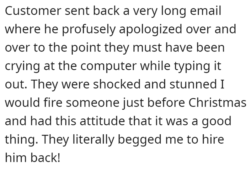 'I Fired Him, Just Like You Asked' — Customer Pleads With Manager To Rehire Employee Who They Think They Got Fired Over $8 Order - Jarastyle