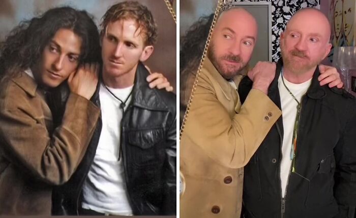 The Internet Is Obsessed With This Gay Couple Recreating Pictures From The 80s And 90s - Jarastyle