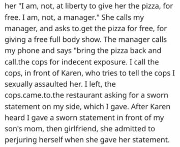 Entitled "Hot Karen" Demands Free Pizza After Answering Her Door