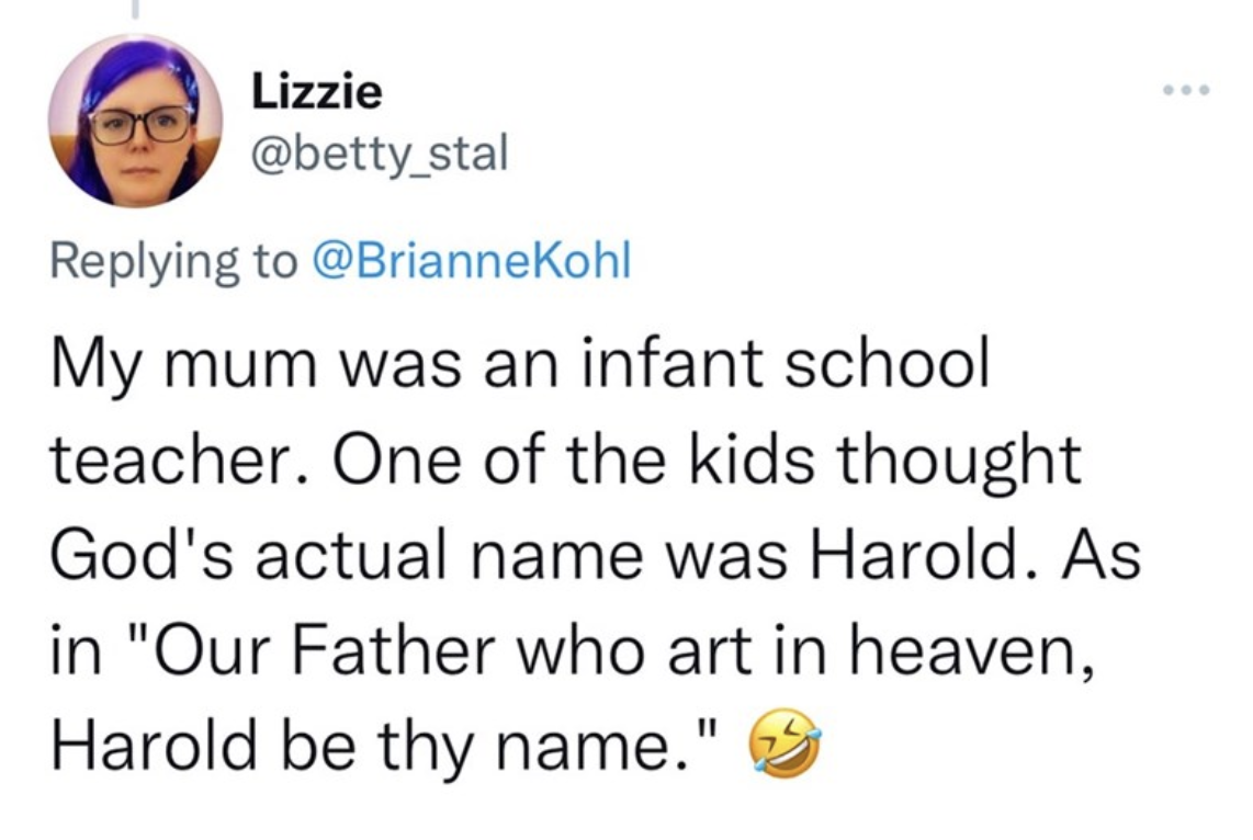 Viral Twitter Thread Has People Sharing Hilarious Times Kids Got The Name For Something Completely Wrong - Jarastyle