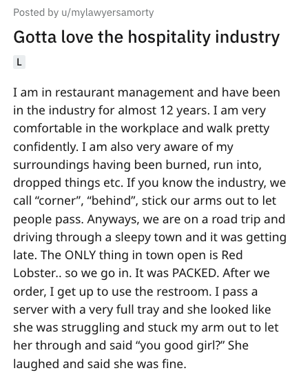 'I Saw You Help That Girl!' — Manager Gets Chewed Out By A Karen At A Restaurant She Doesn't Even Manage - Jarastyle