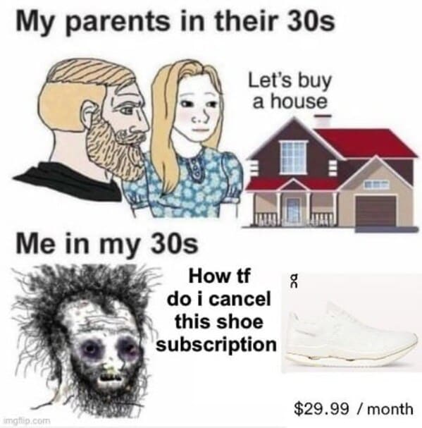 millennial house memes - my parents in their 30s