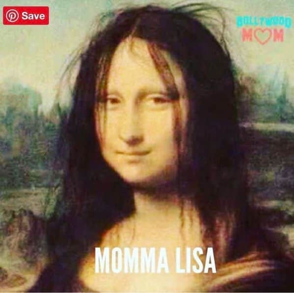 mom memes - mothers day memes - momma lisa mona lisa with messy hair