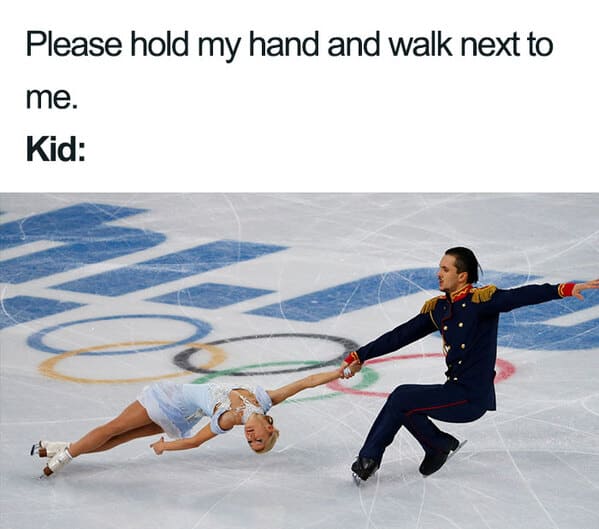 mom memes - mothers day memes - please hold my hand figure skaters