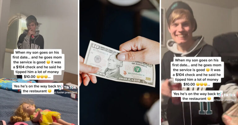 Mom Sends Son Back To Restaurant, After Finding Out He Only Tipped $10 On A $104 Bill