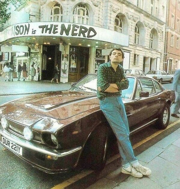 could be album covers - son is the nerd man leaning on car