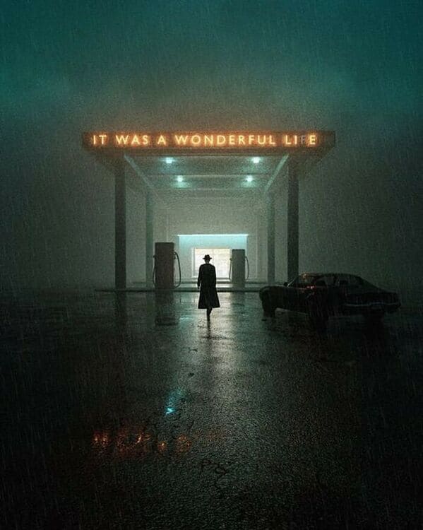 could be album covers - it was a wonderful life dark foggy