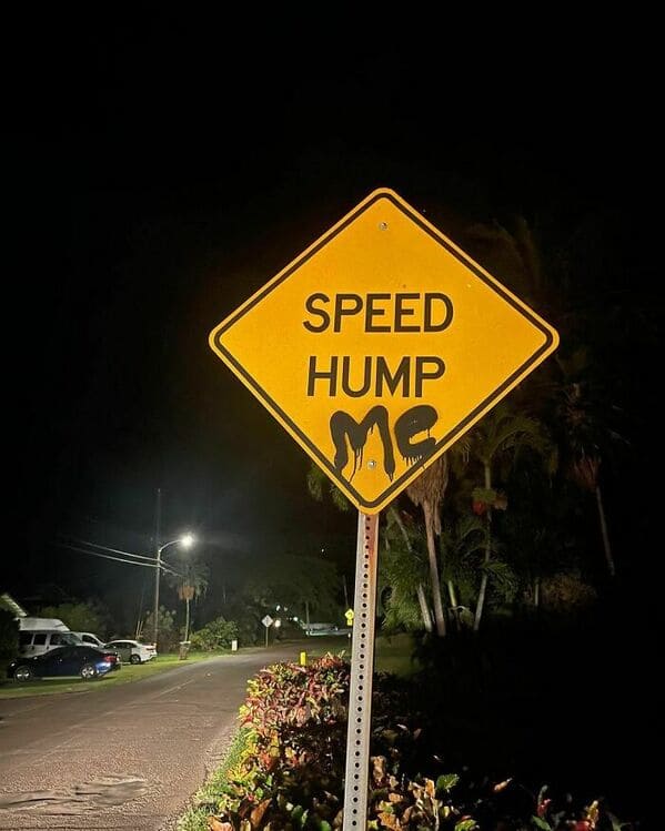 could be album covers - speed hump me signn