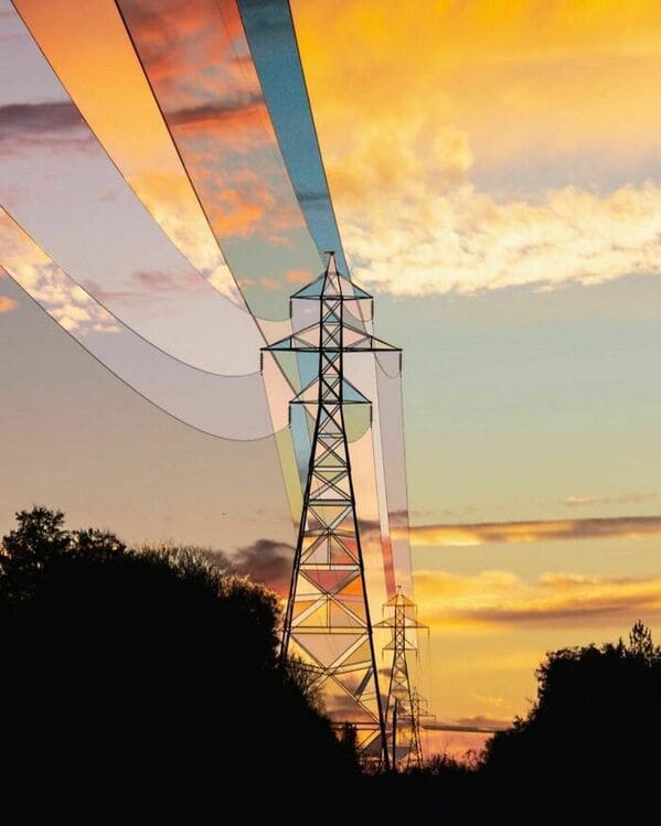 could be album covers - powerlines kaleidoscope
