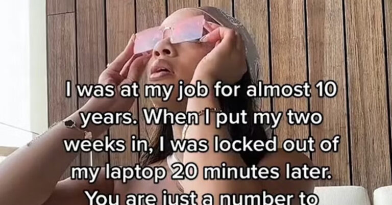 “You Are Just A Number” — Woman Locked Out Of Laptop Just Minutes After Her 10-Year Job Ended