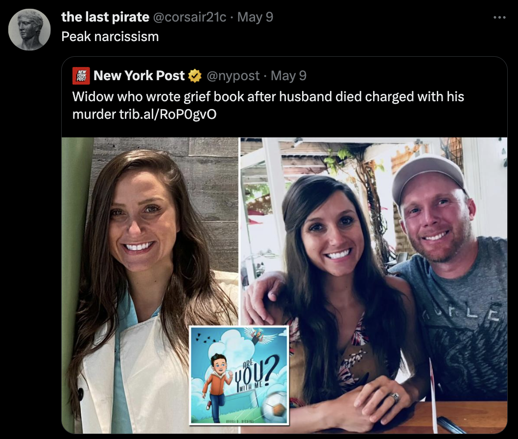 Twitter Is Already Memeing This Story About A Widow Who Wrote A Grief Book Being Charged With Her Late Husband's Murder - Jarastyle