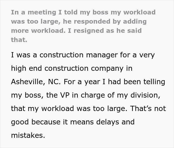 Worker's Superiors Respond To His Complaints About An Unbalanced Workload By Giving Him More Work, So He Quits On The Spot - Jarastyle