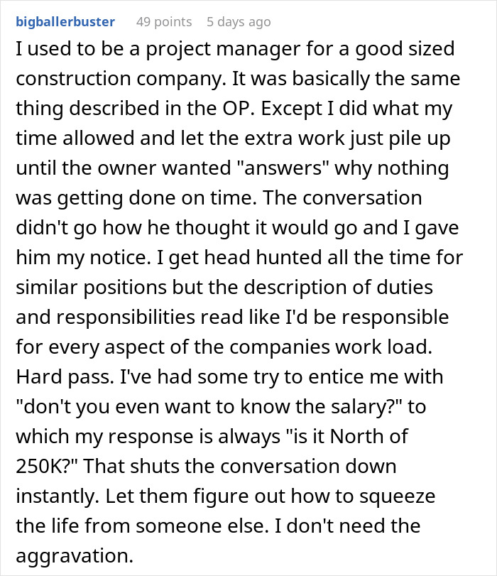 Worker's Superiors Respond To His Complaints About An Unbalanced Workload By Giving Him More Work, So He Quits On The Spot - Jarastyle