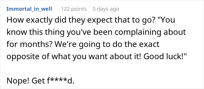 Worker's Superiors Respond To His Complaints About An Unbalanced Workload By Giving Him More Work, So He Quits On The Spot - Jarastyle